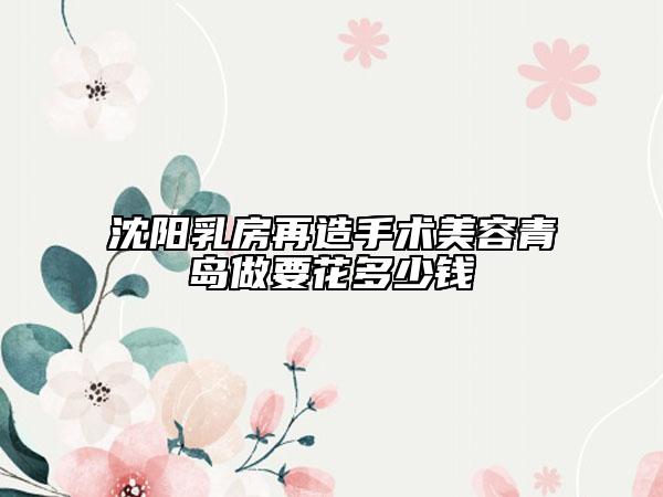 沈阳乳房再造手术美容青岛做要花多少钱