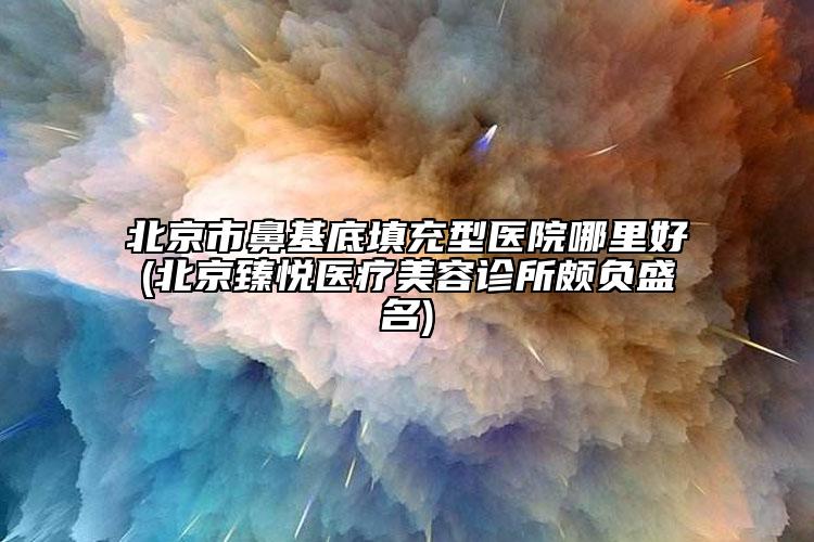 北京市鼻基底填充型医院哪里好(北京臻悦医疗美容诊所颇负盛名)