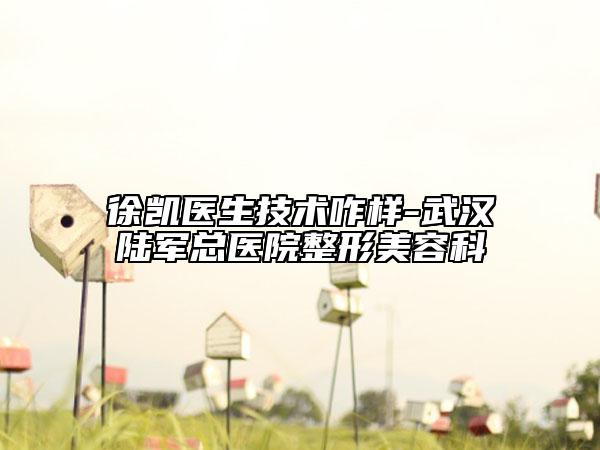 徐凯医生技术咋样-武汉陆军总医院整形美容科