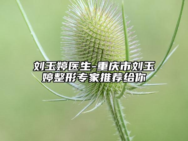 刘玉婷医生-重庆市刘玉婷整形专家推荐给你