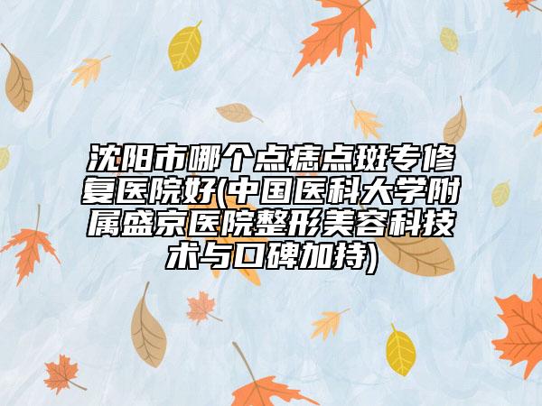 沈阳市哪个点痣点斑专修复医院好(中国医科大学附属盛京医院整形美容科技术与口碑加持)