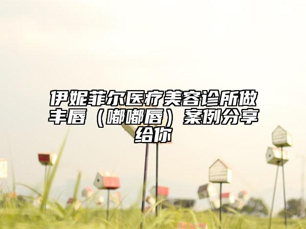 伊妮菲尔医疗美容诊所做丰唇（嘟嘟唇）案例分享给你