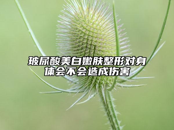 玻尿酸美白嫩肤整形对身体会不会造成伤害