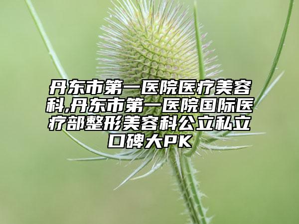 丹东市第一医院医疗美容科,丹东市第一医院国际医疗部整形美容科公立私立口碑大PK