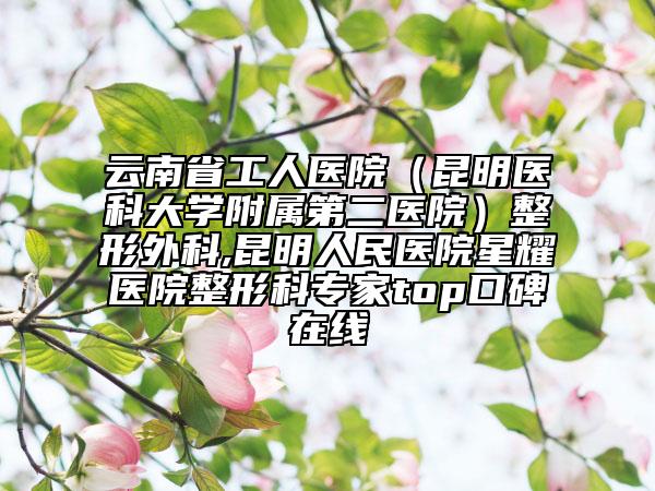 云南省工人医院（昆明医科大学附属第二医院）整形外科,昆明人民医院星耀医院整形科专家top口碑在线