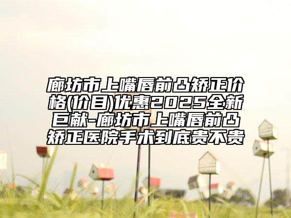 廊坊市上嘴唇前凸矫正价格(价目)优惠2025全新巨献-廊坊市上嘴唇前凸矫正医院手术到底贵不贵